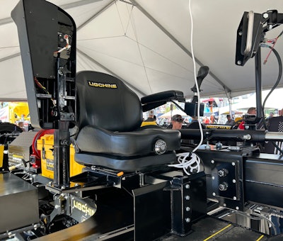 Ligchine ScreedSaver Ultra Plus operator seat