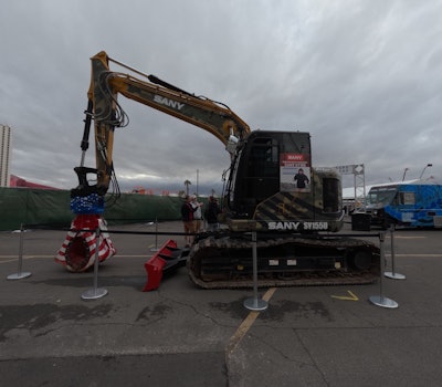 Sany SY155U excavator
