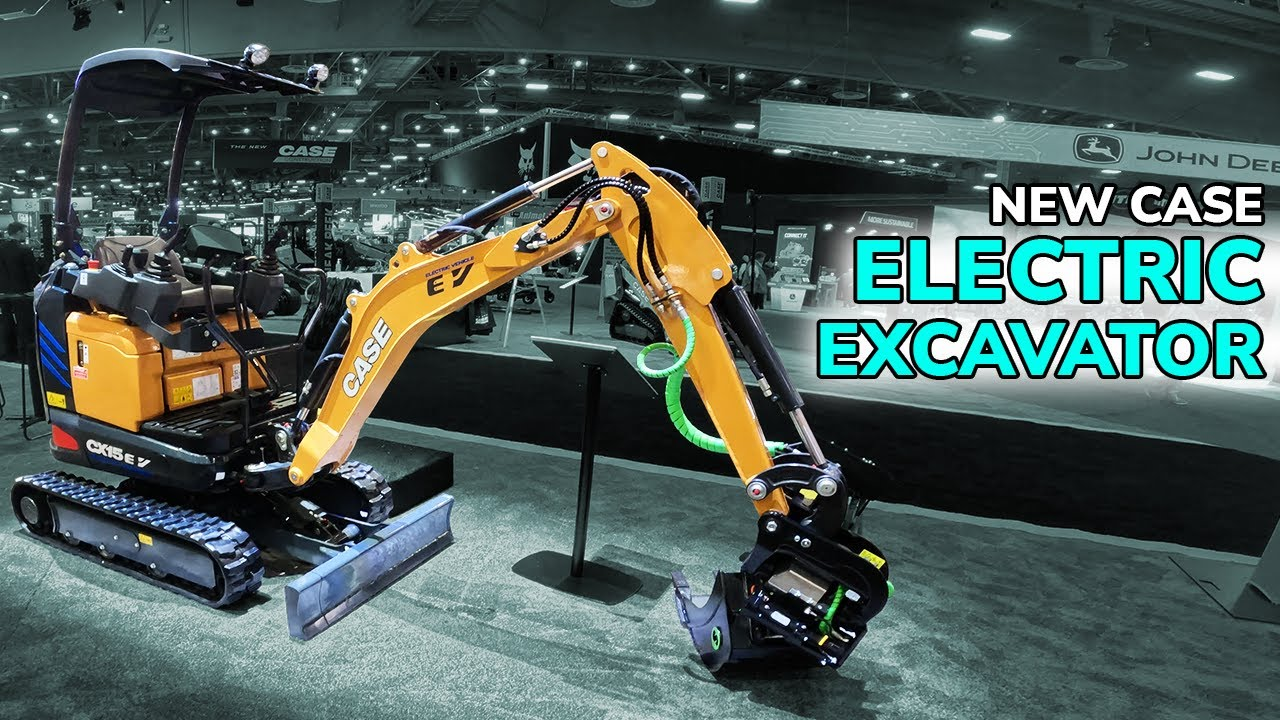 New Case Electric Excavator at ConExpo