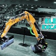 New Case Electric Excavator at ConExpo