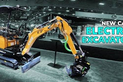 New Case Electric Excavator at ConExpo