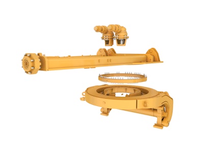 Cat 24 motor grader drawbar