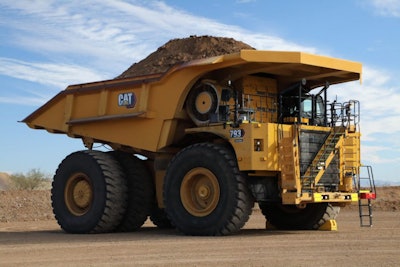 Cat electric 793 mining truck