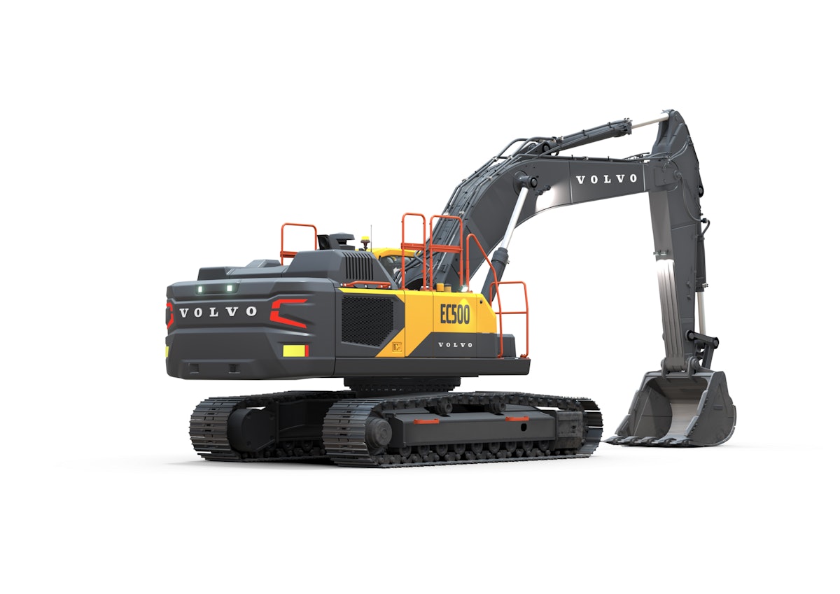 Volvo CE displays new 50-ton EC500 excavator | Equipment World Volvo CE displays new 50-ton EC500 excavator | Equipment World