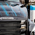 Freightliner eCascadia at charging station