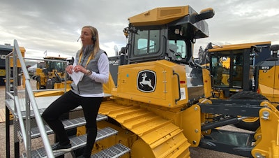 Kat Roberts and 850 X-Tier dozer