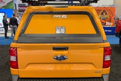 A.R.E. continues to roll out more accessories for the compact Ford Maverick pickup including this MX cap shown above at the 2023 Work Truck Show in Indianapolis.