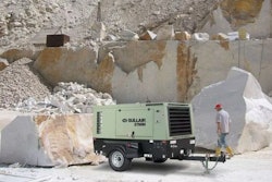 Sullair 375HH Air Compressor at a mine