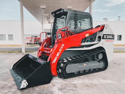 Takeuchi TL12R2 - 1,000 compact track loader manufactured in the U.S.