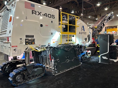 Astec's new RX-405 cold planer displayed at ConExpo 2023