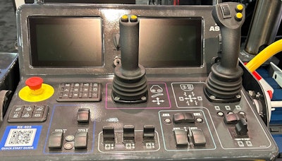 Astec RX-405 col planer control panel closeup
