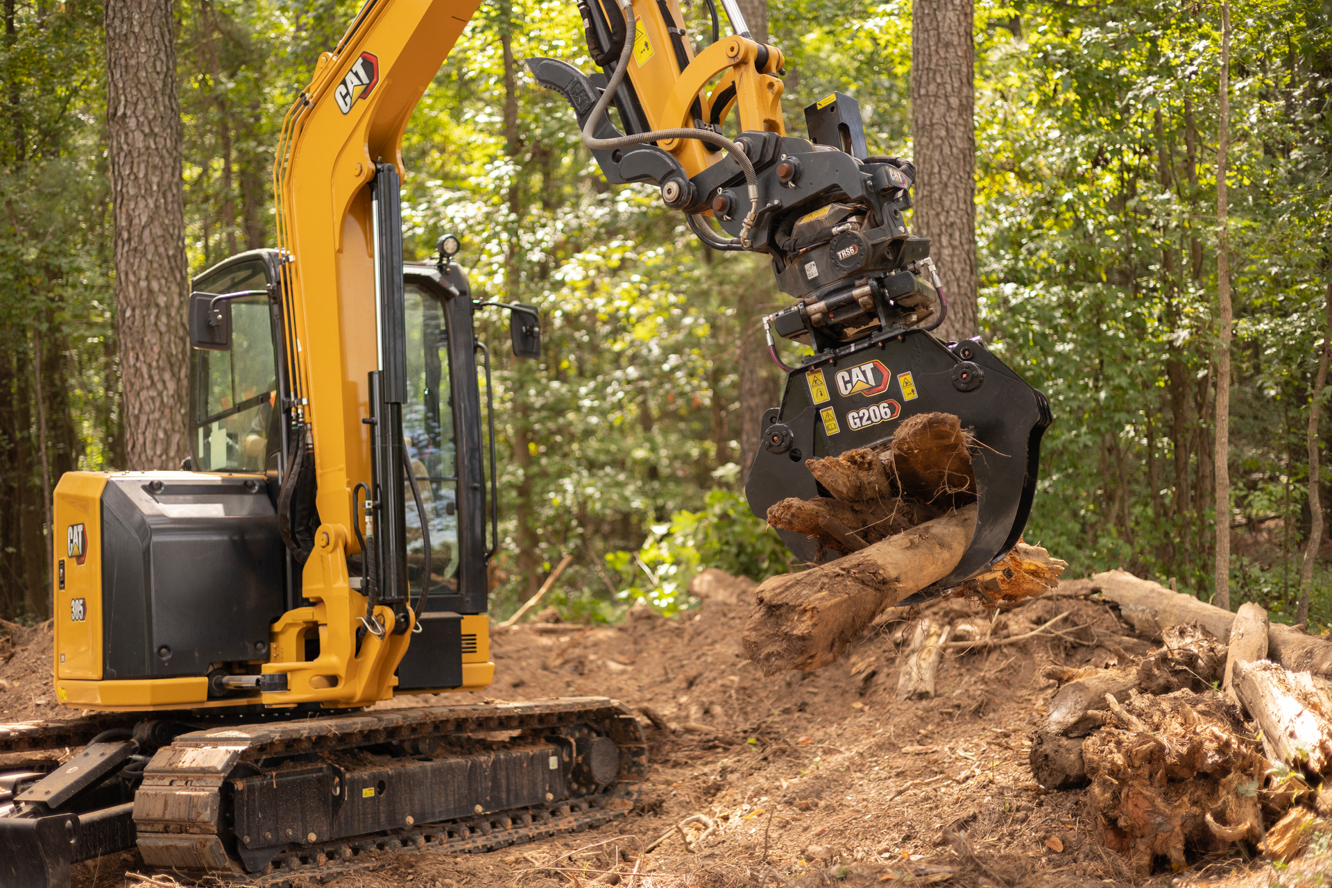 Cat unveils new attachments for mini excavators and backhoes