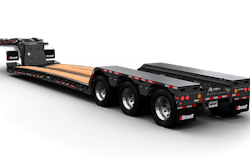 Brandt C550 55-ton construction trailer