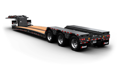 Brandt C550 55-ton construction trailer
