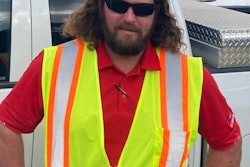 C.J. Bryant killed in work zone crash I-40 N.C. in high visibility yellow orange vest wearing sunglasses