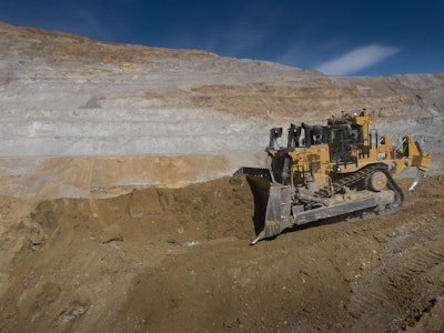 Caterpillar D10 dozer at a mine
