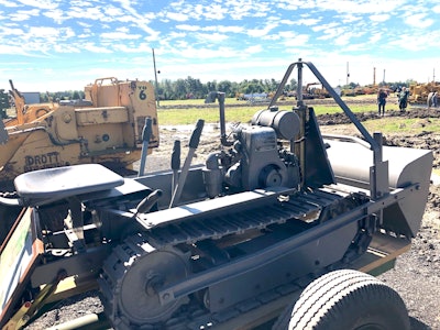 Mighty Mouse on a trailer