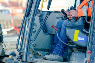 Excavator operator