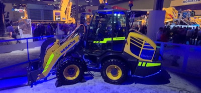 WA70 fully electric prototype wheel loader