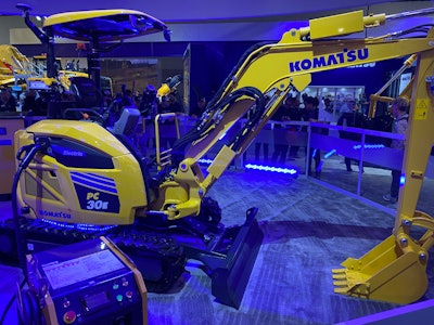 PC30E electric mini excavator