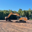 Case CX220E Excavator digging