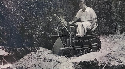 Brochure image of a man operating the Mead Might Mouse