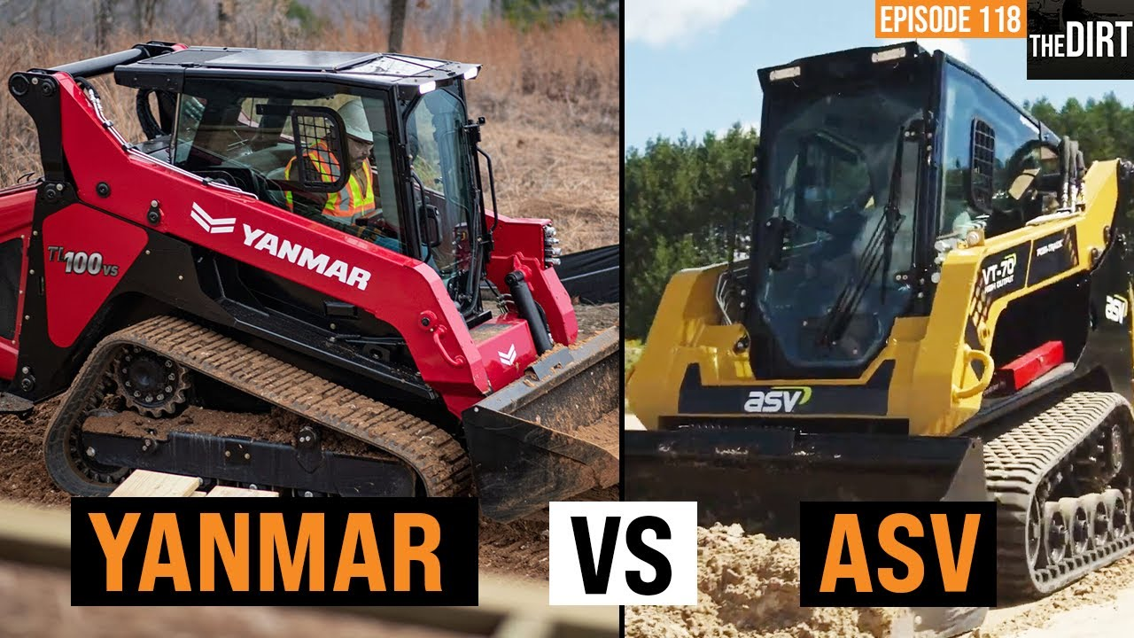 Yanmar vs ASV episode 118 the dirt youtube thumbnail