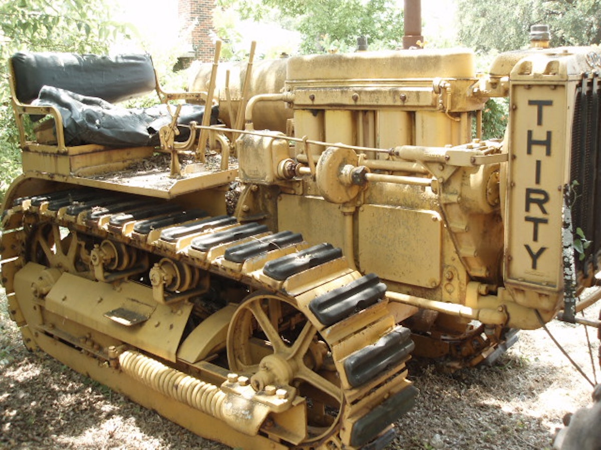Collector finds 1929 Cat Thirty crawler tractor in Texas field