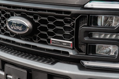 front grill of the roush super duty