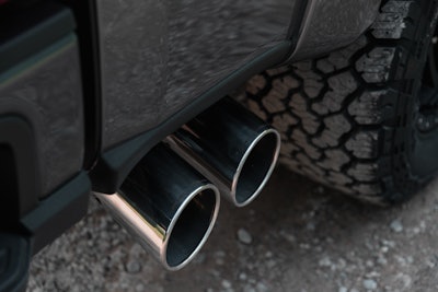 muffler on the roush super duty