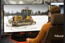Hard-Line Teleoperated Bulldozer