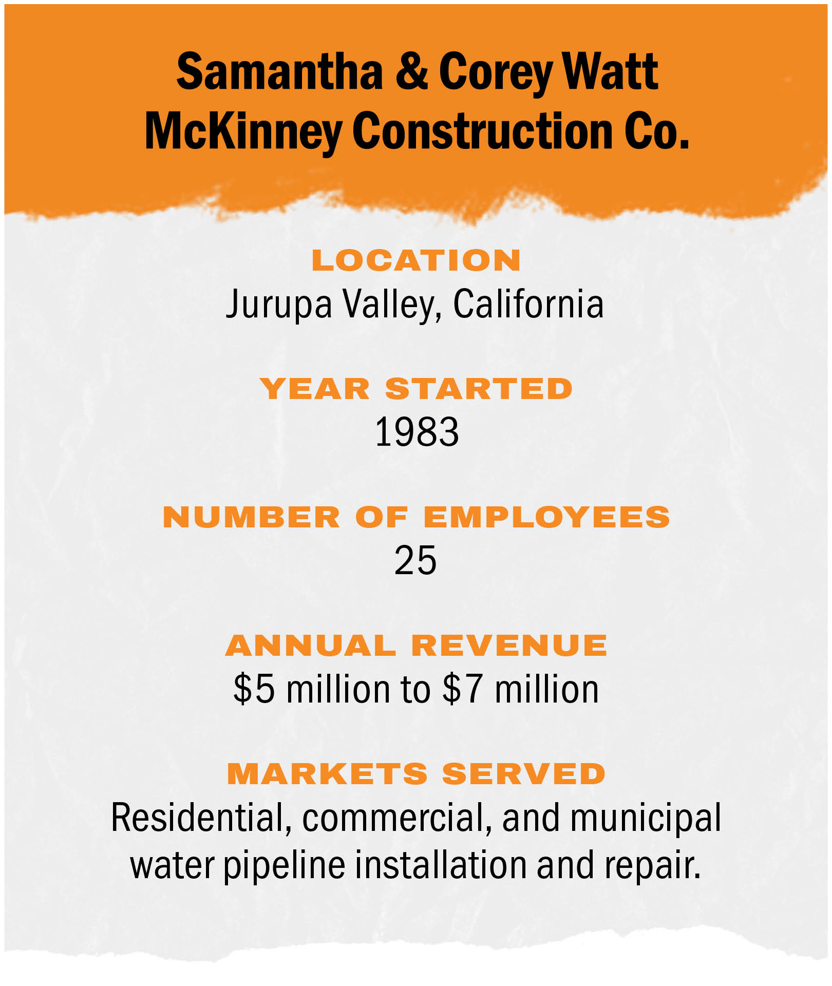 McKinney Construction celebrates its 40th anniversary Equipment World