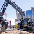 Rototilt tiltrotator excavator ConExpo 2023 display