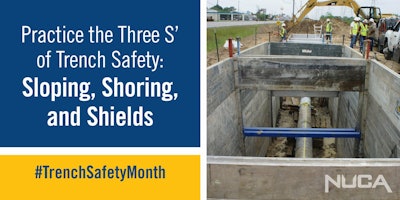 flyer Trench Safety Month National Utility Contractors Association