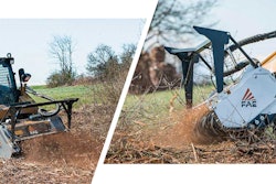 FAE BL1/SSL/VT mulcher attachment for skid steer loaders
