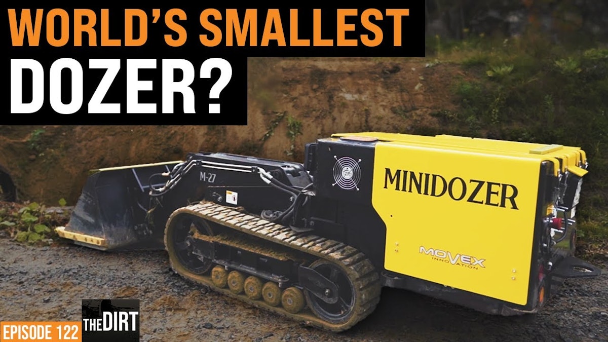 Video: A Closer Look at Movex’s Remote-Control Minidozer | Equipment World