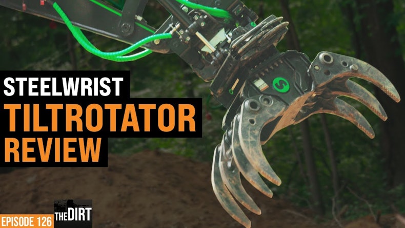 Steelwrist Tiltrotator review episode 125 the dirt