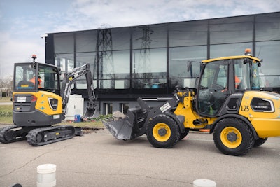 Volvo CE compact electric construction equipment