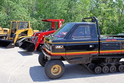 ASV Track Truck for snowmobile trails