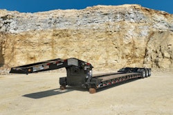 Guardian HDG lowboy trailer