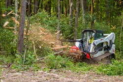 Fecon’s new Disc Hawk disc mulcher in action