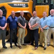 Hyundai compact construction equipment team