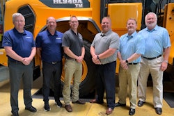 Hyundai compact construction equipment team