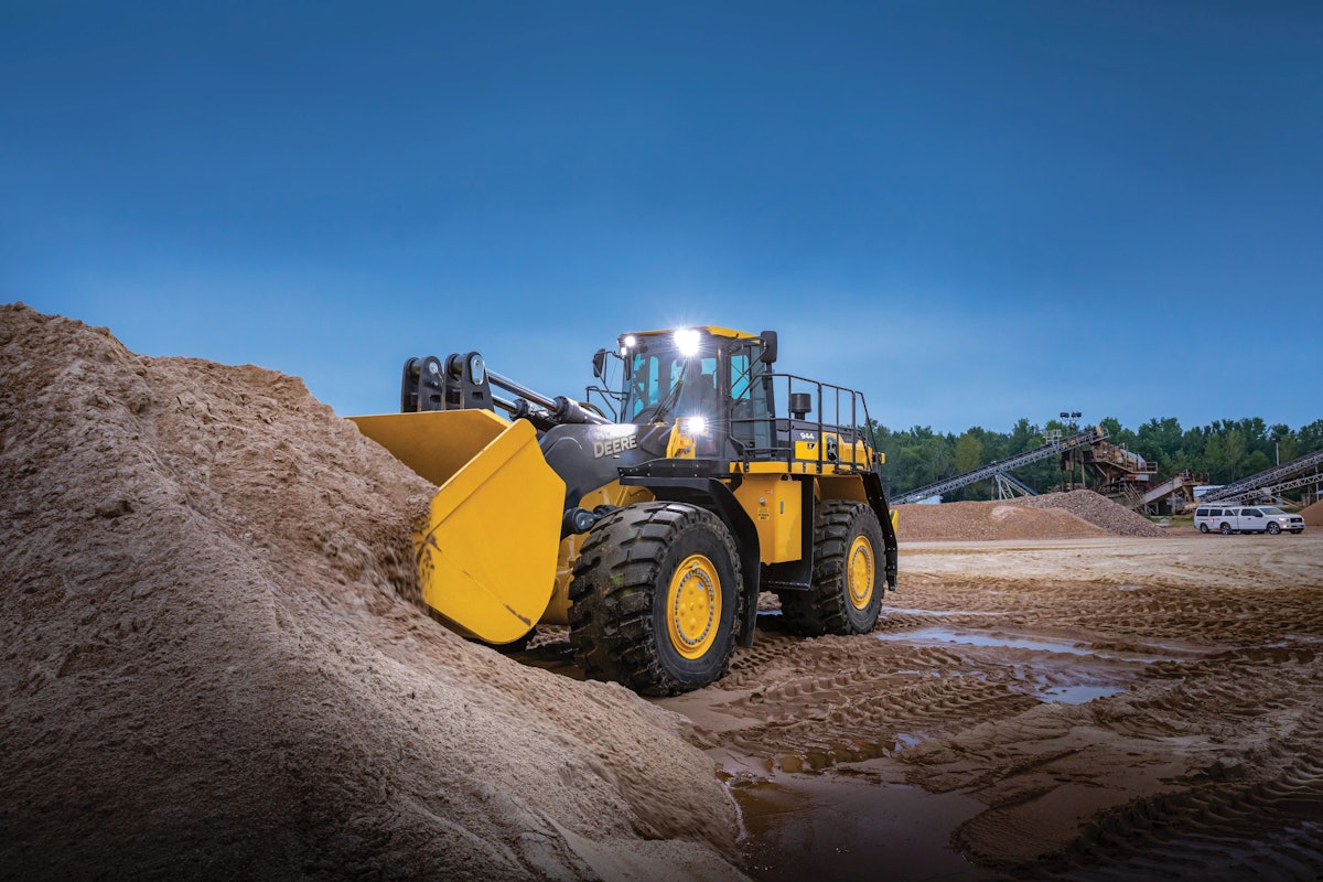 John Deere unveils next E-Drive wheel loader, the 744 X-Tier