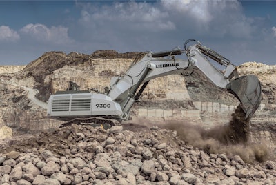 Liebherr Mining R 9300 excavator