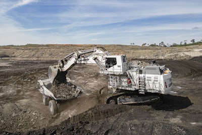 LIebherr R 9300 in Indonesia