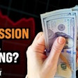 Person holding $100 bills with text overlay that says, 'Is a recession still coming?' Episode 128 The Dirt youtube thumbnail