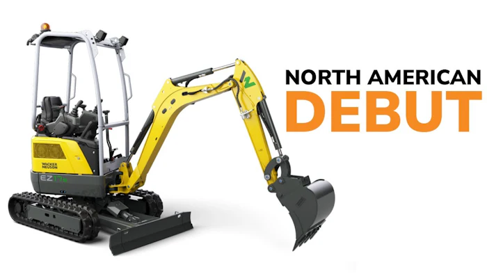 Wacker Neuson bringing EZ17e mini excavator to North America