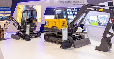 Volvo CE electric excavators