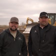 Jake and Nick McClure, owners of Alan's Excavating